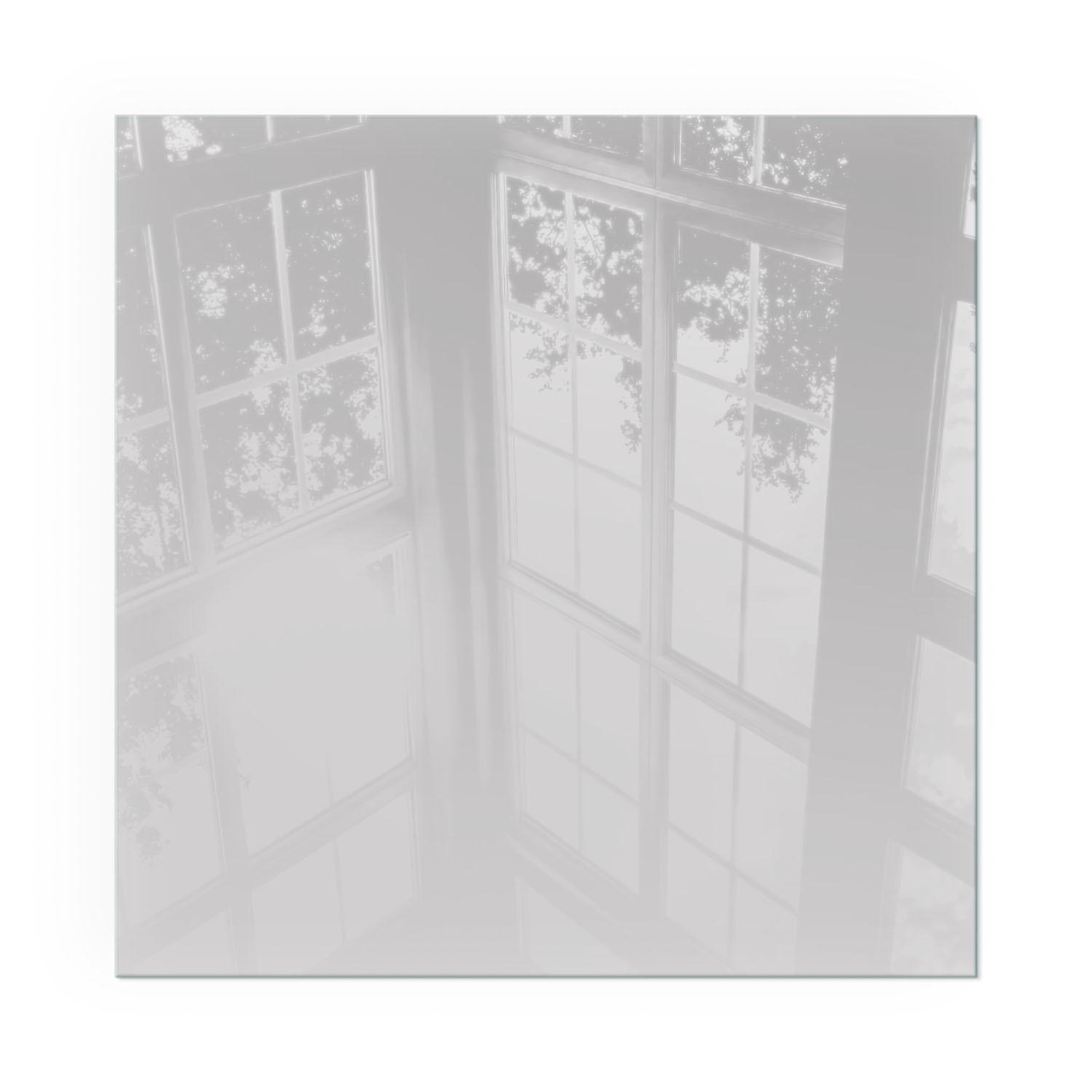 GLASPLATTE für Kamin 50x50 cm - Grau, Glas (50/50/0.4cm) - TULUP