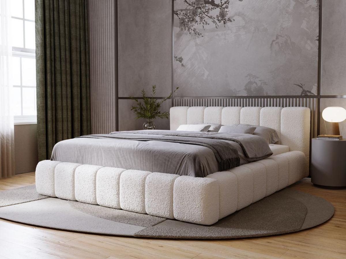 POLSTERBETT Orio 180x200 Beige - Beige, Textil (180/200cm) - Graingold