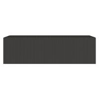TV-LOWBOARD Veldio hängend Schwarz 100 cm - Schwarz, Holzwerkstoff (100.8/28.5/31.6cm) - Selsey