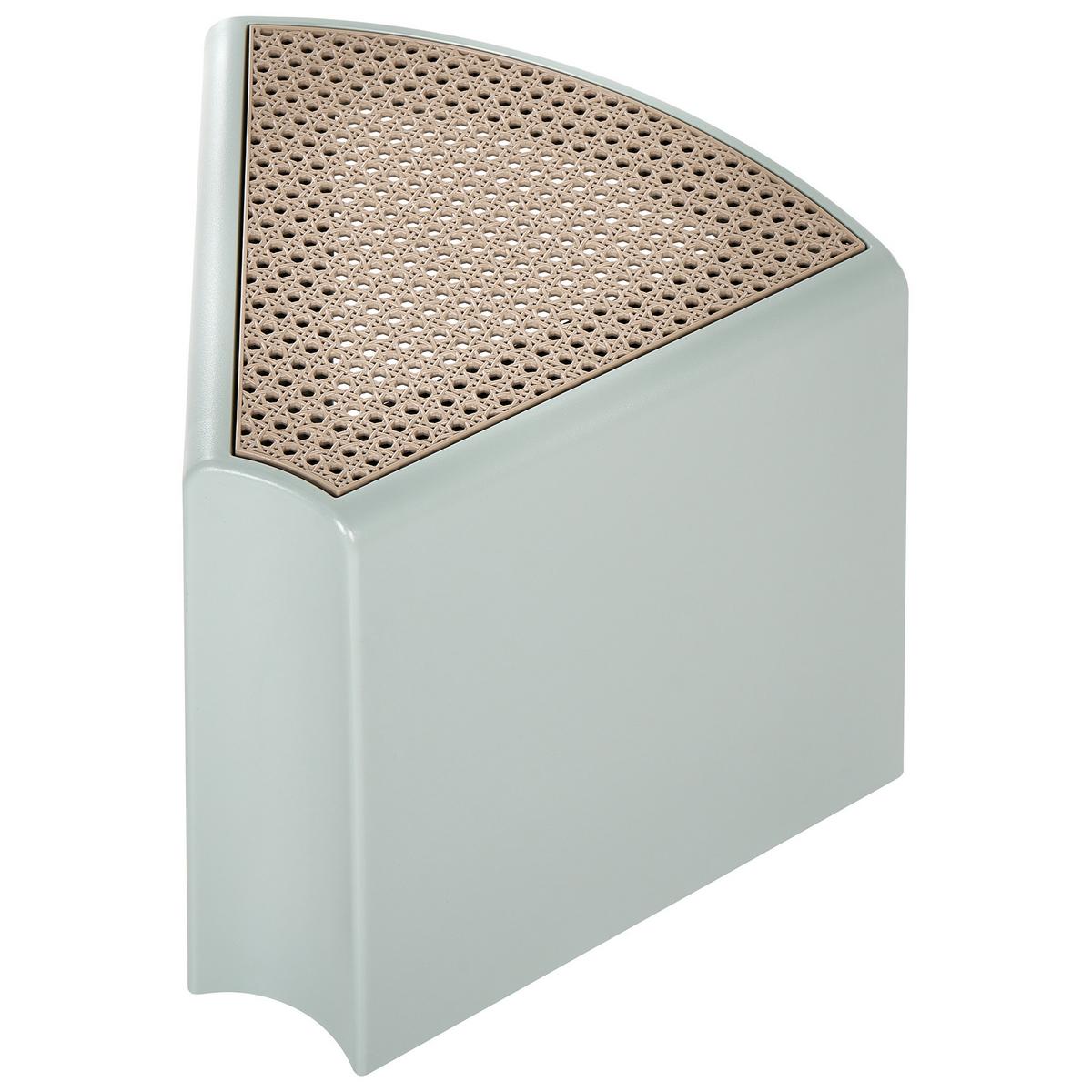 GARTENHOCKER 4er-Set Mintgrün Evros - Mintgrün, Kunststoff (43/45/35cm) - Beliani