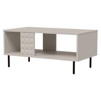 COUCHTISCH Leo - Kaschmir/Schwarz, Holzwerkstoff/Metall (50/92/43cm) - MIRJAN24