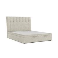 POLSTERBETT Kelsea mit Stauraum 140/200 cm Beige im Alta Stoff - Beige/Schwarz, Holz/Holzwerkstoff (140/200cm) - AltaBeds