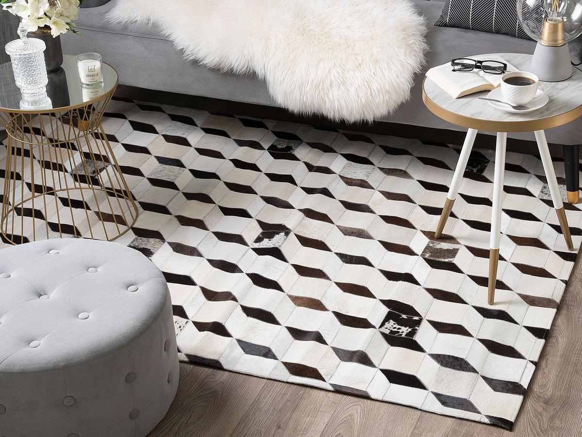 KURZFLOR-TEPPICH Alpkoy 200/140 cm - Beige, Fell (140/200cm) - Beliani