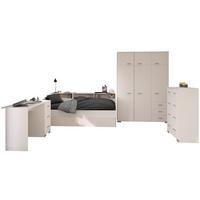 KINDERZIMMER SET Parisot Sleep 5-tlg. Holzdekor Weiß/Eiche - Eichefarben/Weiß, Kunststoff (100/1/200cm) - 58aufmkessel