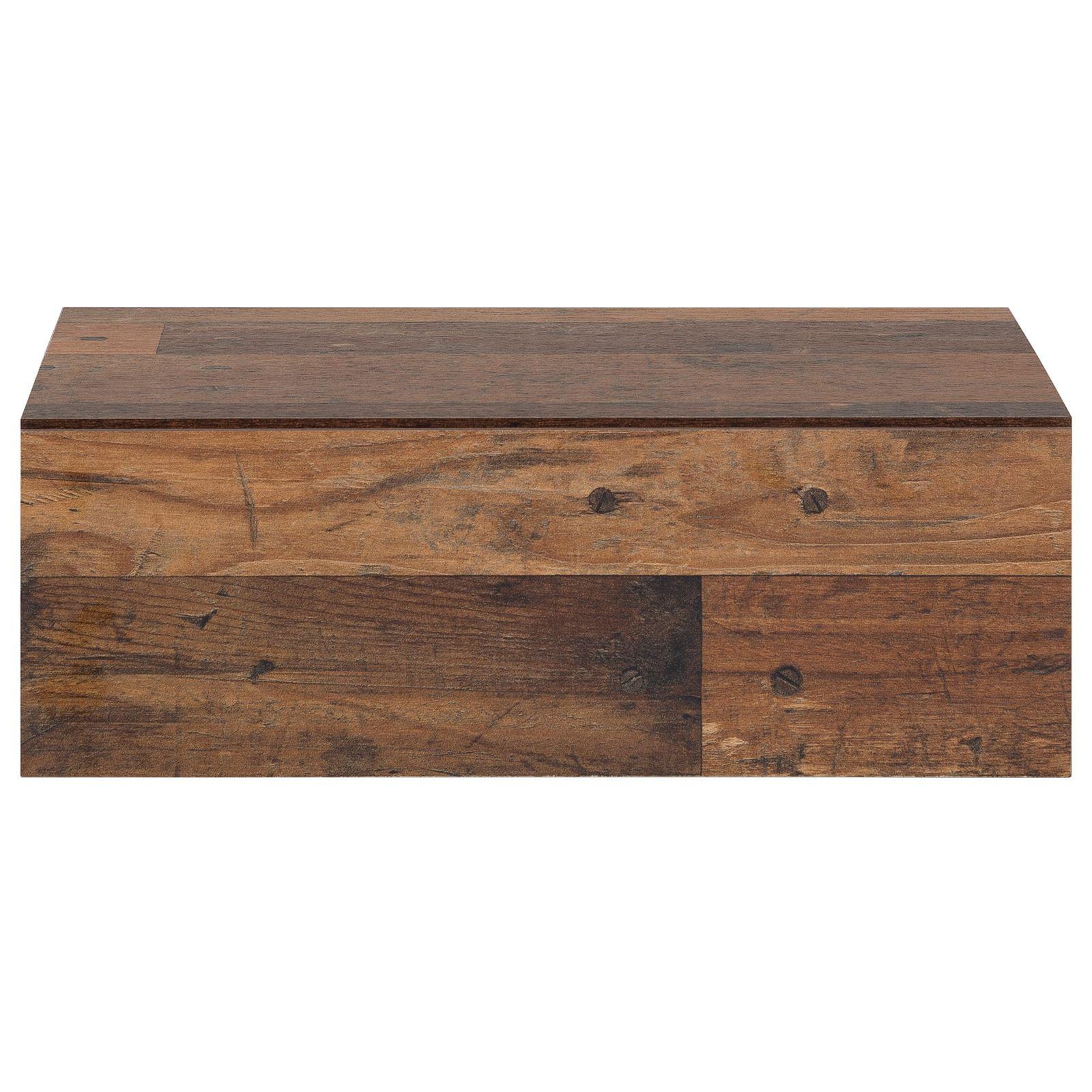 HÄGENDER NACHTTISCH ANNE - Dunkelbraun, Holzwerkstoff (42/14/30cm) - CARO-Möbel