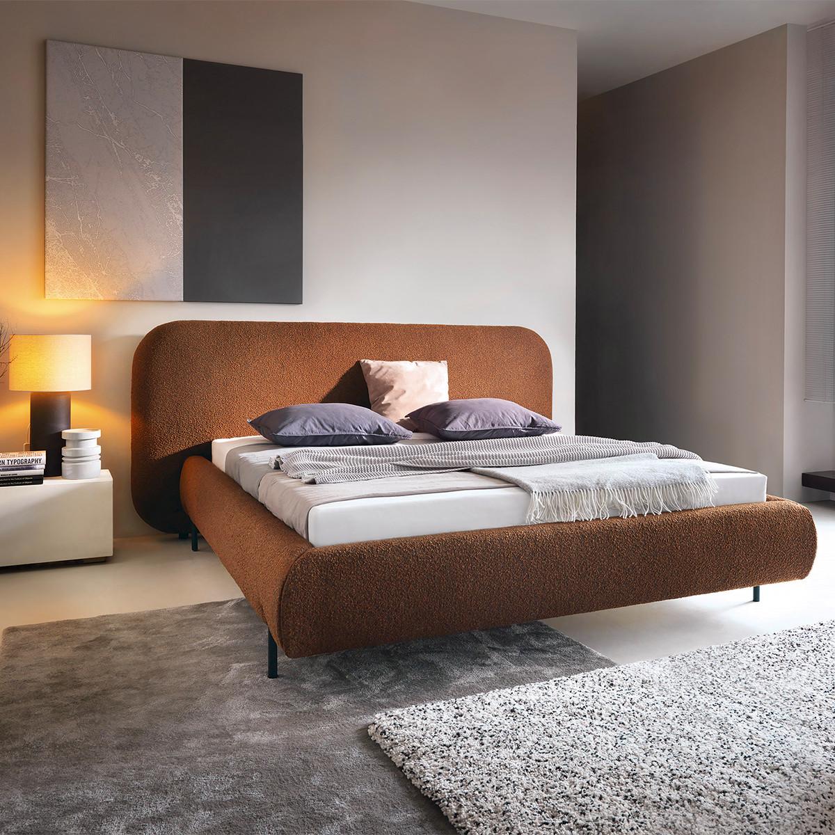BOXBETT 180/200 Tobias Ziegel - Orange, Holz (180/200cm) - Petits-meubles
