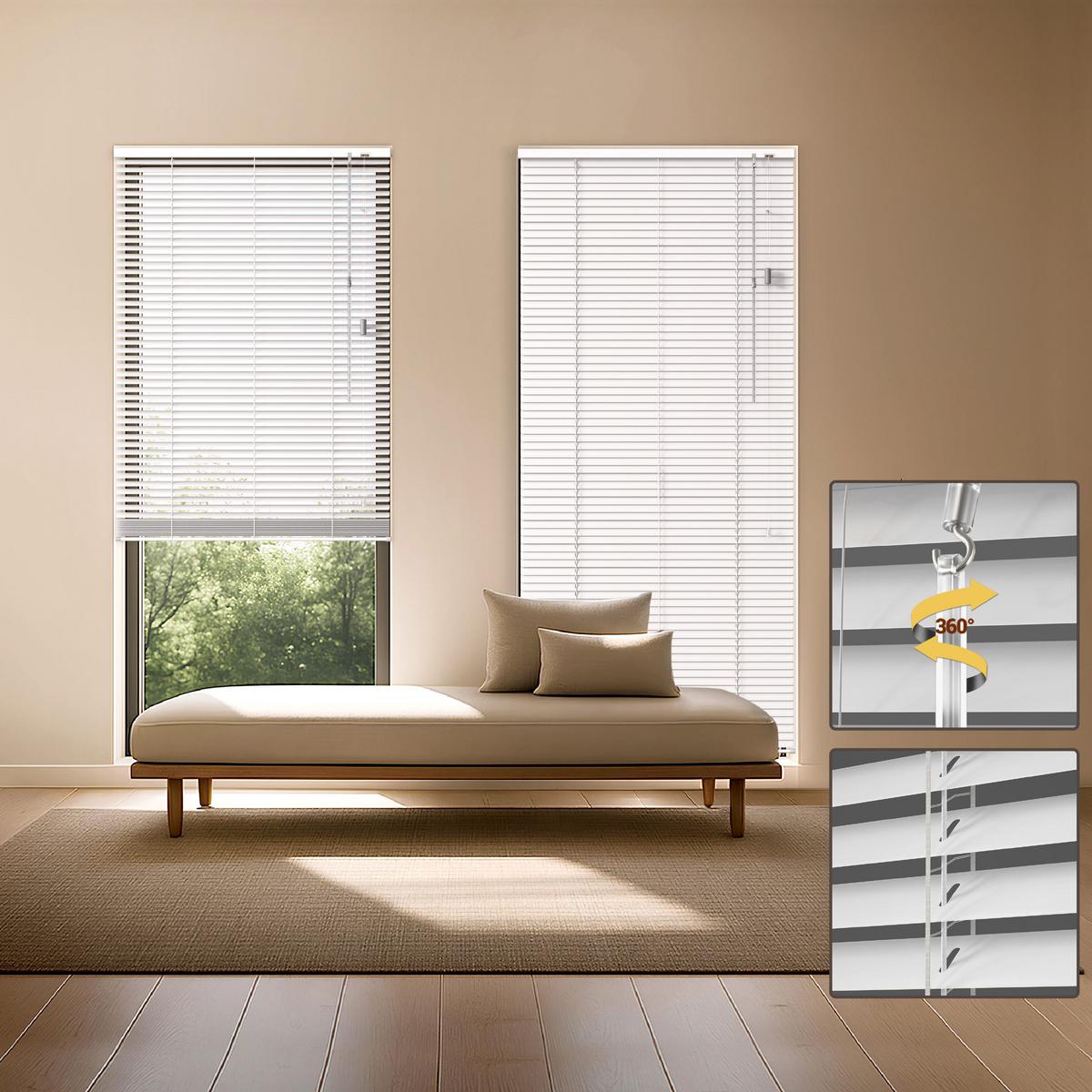 ALU-JALOUSIE SolDecor JA2 120x175cm Weiß glänzend - Weiß, Metall (120cm) - Sol Royal