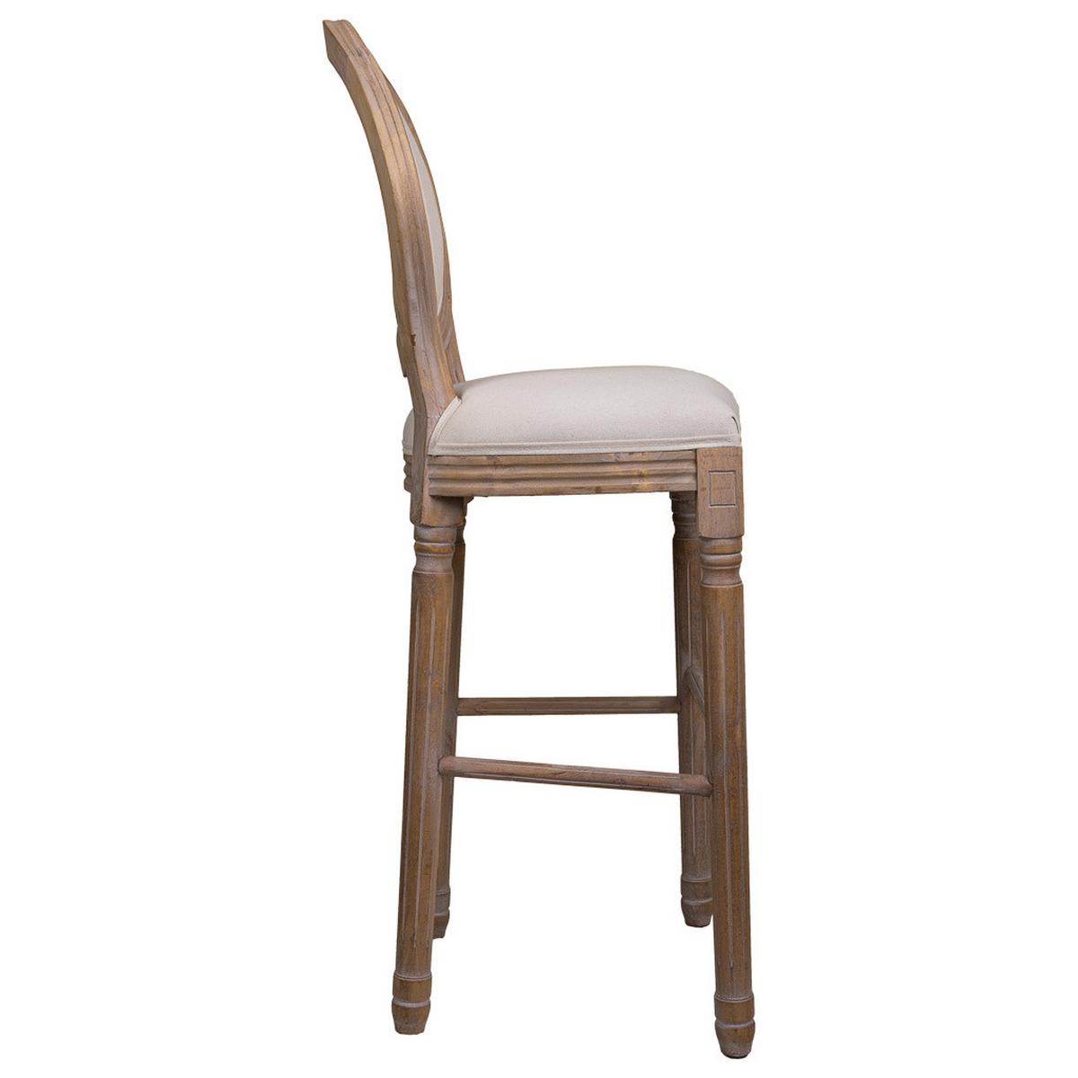 BARHOCKER 52x46x116 cm - Beige, Naturmaterialien (52/116/46cm) - Wanderlust