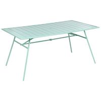 GARTENTISCH 160/90 cm Metall Mintgrün Terenzo - Mintgrün, Metall (160/90/74cm) - Beliani