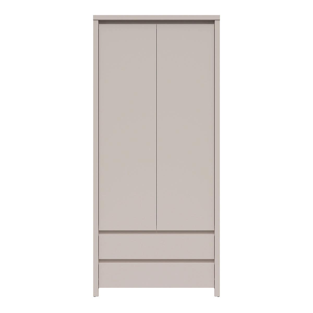 SCHRANK 2 Türen Soren Kaschmir - Beige, Holzwerkstoff (90/200.5/55.5cm) - Petits-meubles