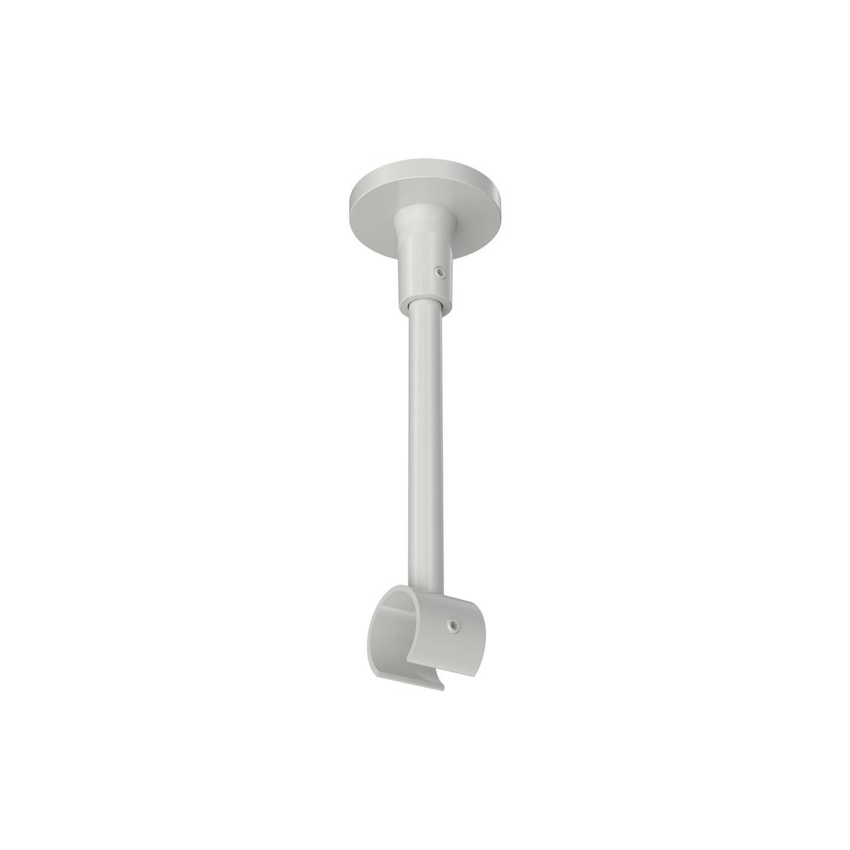 GARDINENSTANGE Sonette Luino 100 cm, 1-läufig, 20 mm Ø Weiß - Weiß, Metall (100cm) - INTERDECO