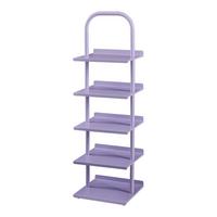 KINDERSCHUHREGAL Poytya - Lila, Metall (30/96/27cm) - [en.casa]