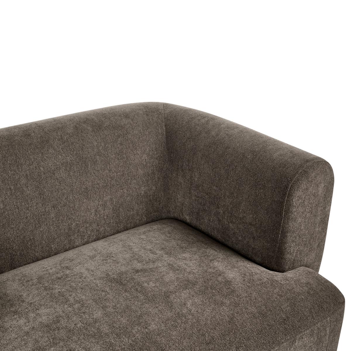 2-SITZER-SOFA Stoff Braun Hogbo - Braun, Textil (145/73/93cm) - Beliani