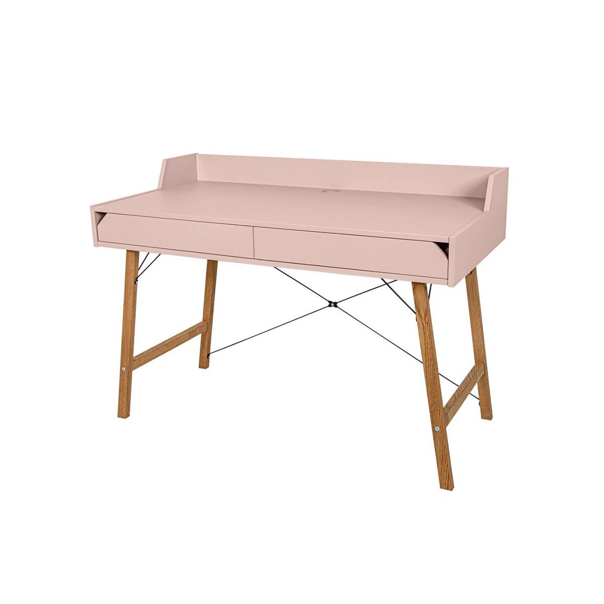 SCHREIBTISCH Lotta Rose - Pink, Holzwerkstoff (120/60/86cm) - Petits-meubles