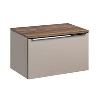 WASCHTISCHUNTERSCHRANK 80cm Éros Taupe - Taupe, Holzwerkstoff (80/48/46cm) - Petits-meubles
