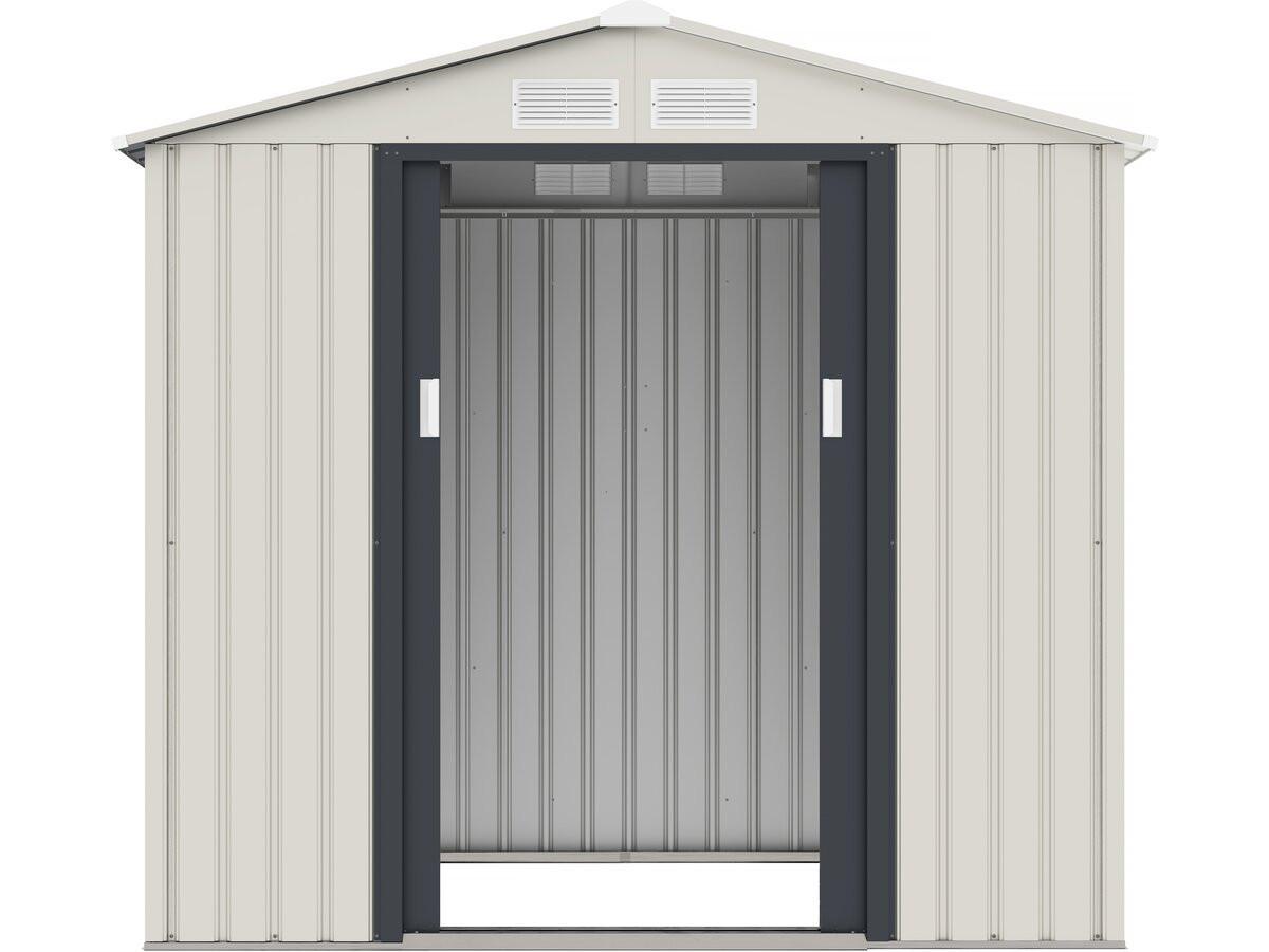 METALL-GARTENHAUS nebraska beige - Beige, Metall (267/202/181cm) - Habitat Garten