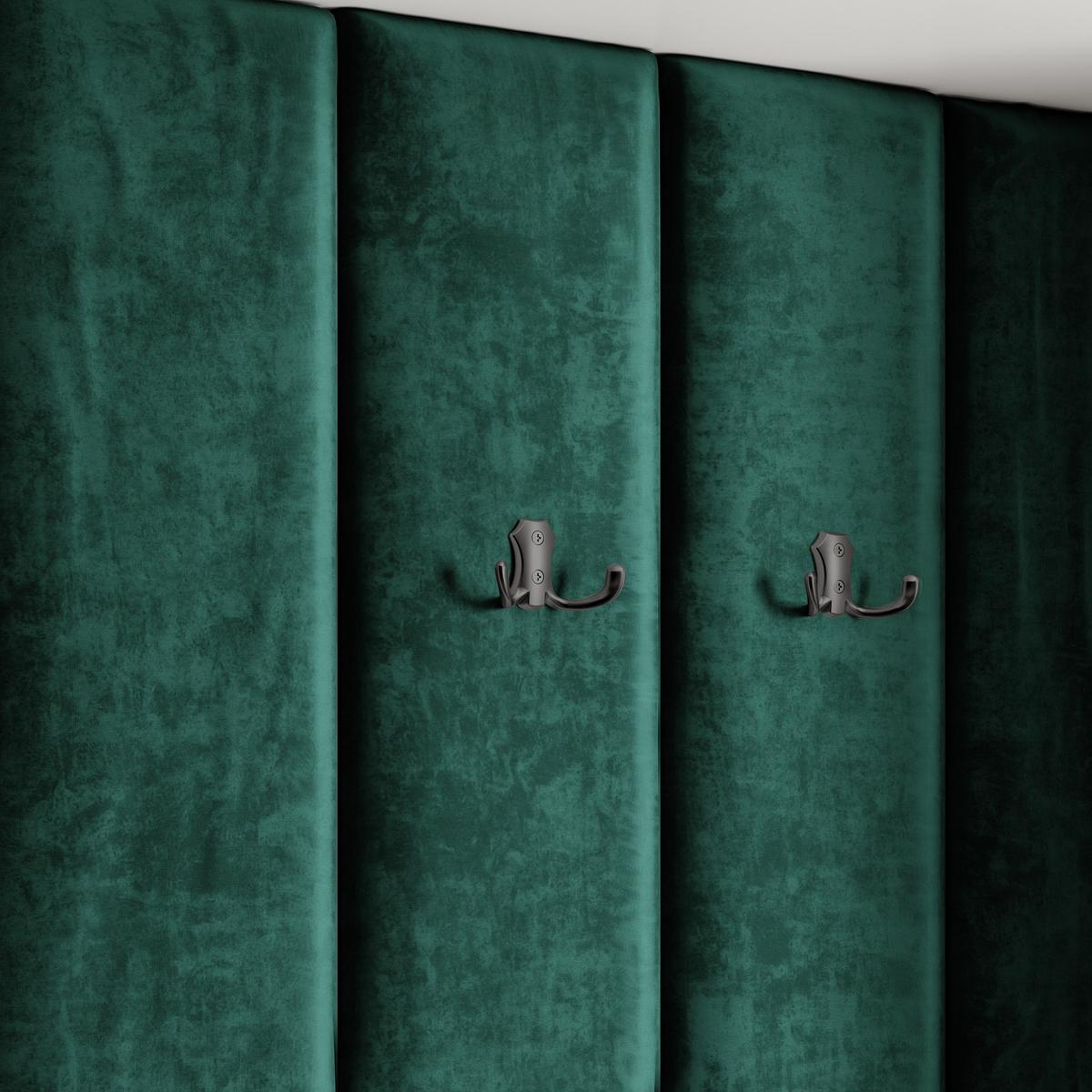 GARDEROBENSCHRANK REMA 150/240/60 cm Modern Garderobe-Set Eiche Lefkas - Eichefarben/Schwarz, Holzwerkstoff (150/240/60cm) - MASSENO