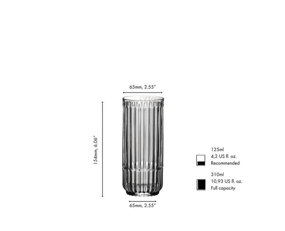 HIGHBALL GLÄSER Bar Rituals transparent 310 ml 6er Set - Transparent, Glas (310L) - Riedel