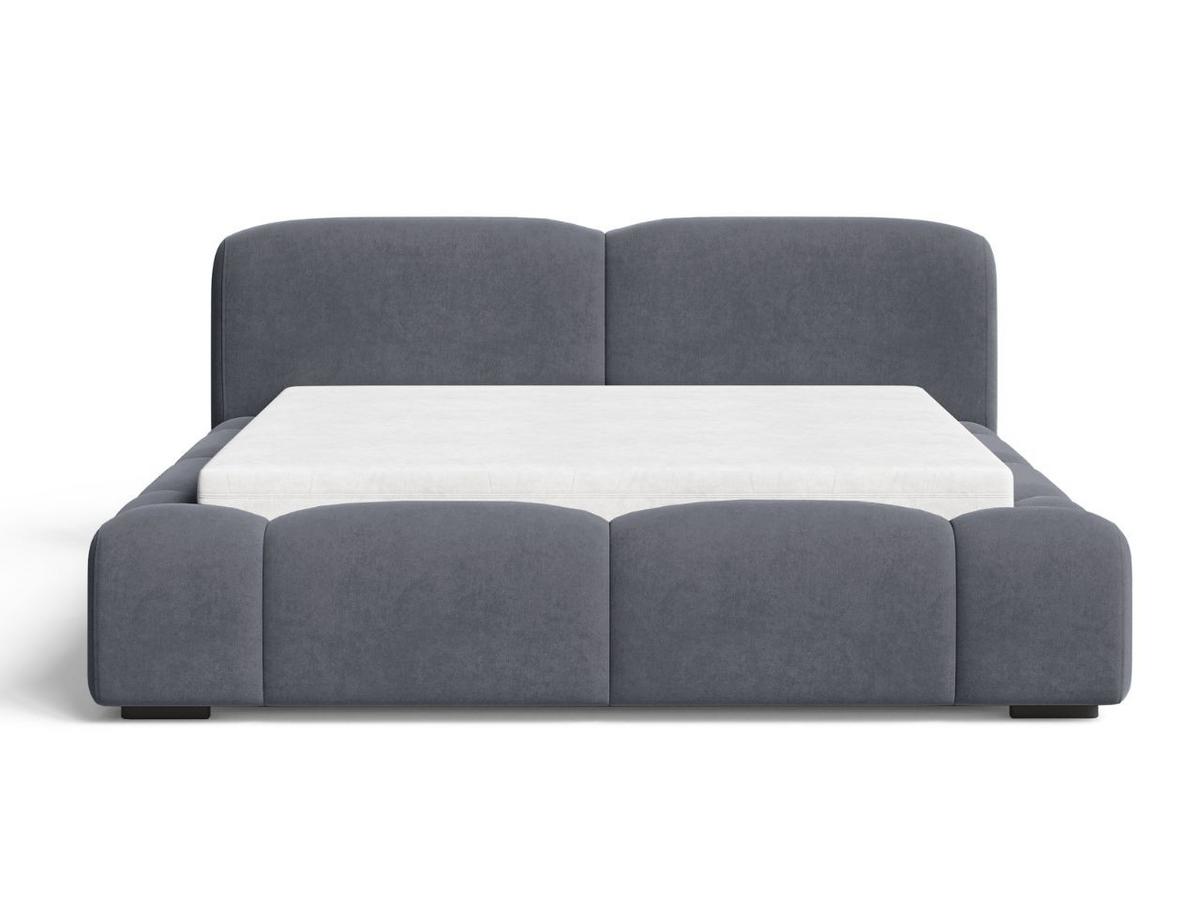 POLSTERBETT Aubi 160x200 Dunkelgrau - Dunkelgrau, Textil (160/200cm) - Graingold