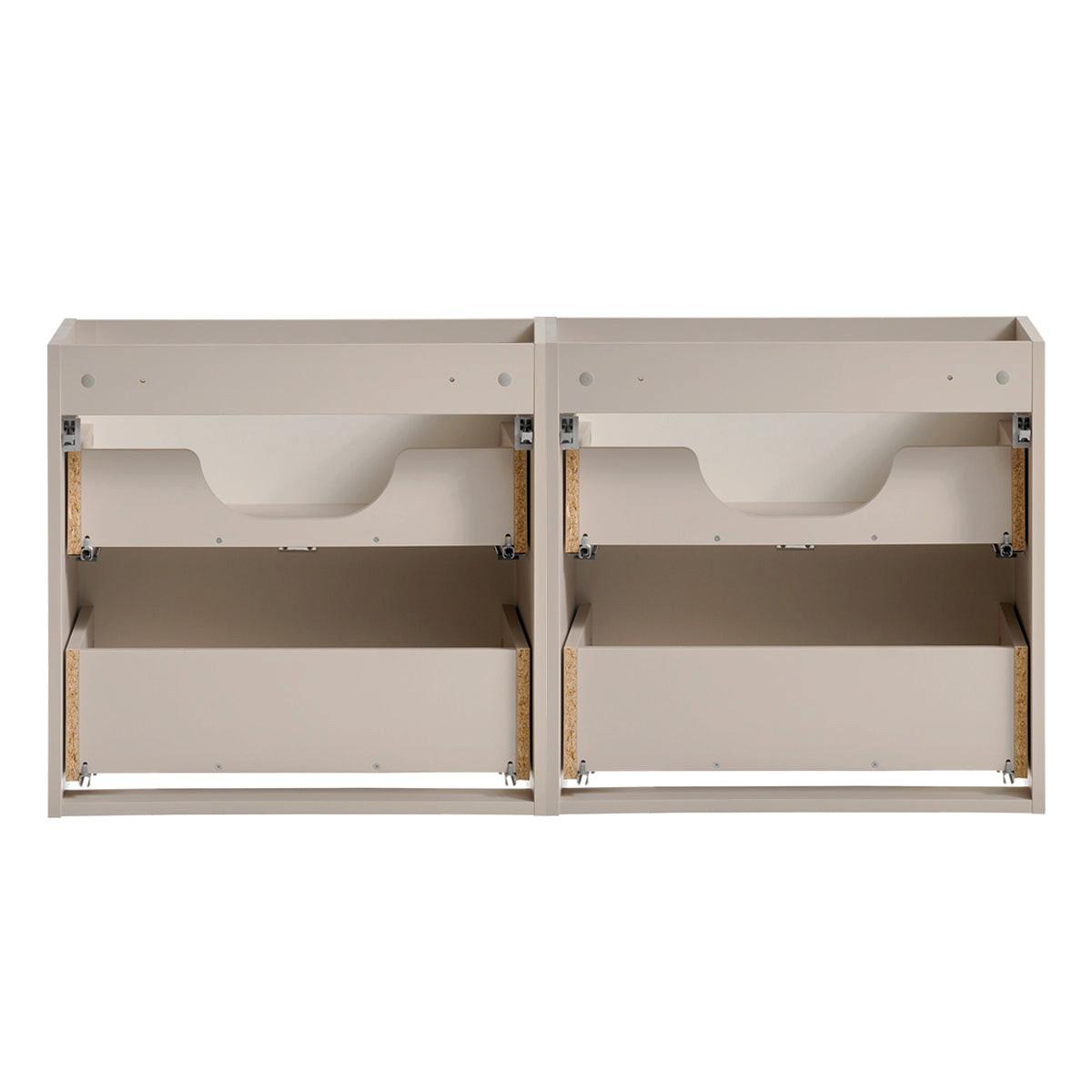 DOPPELWASCHTISCH 120.4cm Manoa Kaschmir - Beige, Holzwerkstoff (120.4/59/40cm) - Petits-meubles