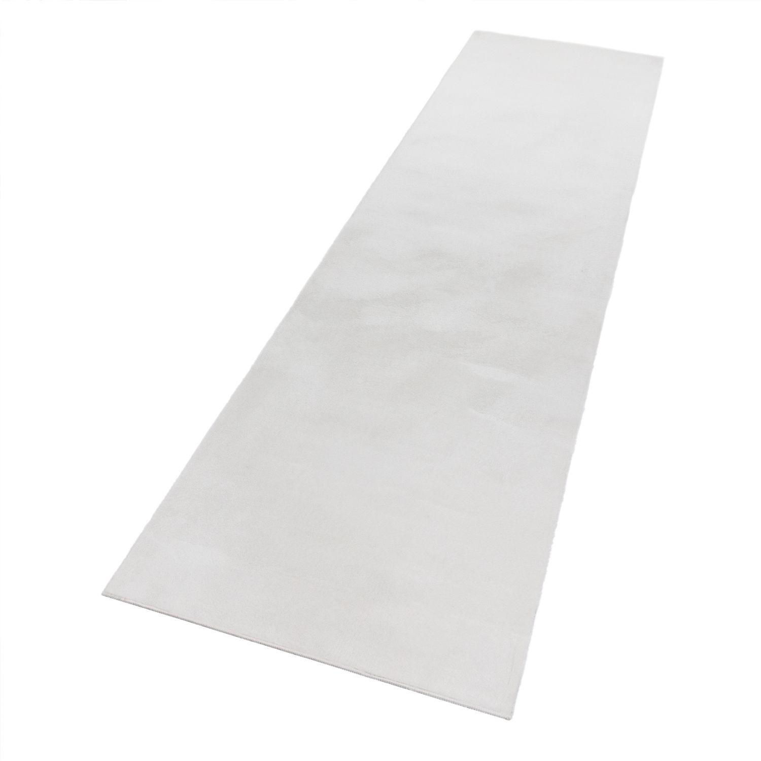 HOCHFLORTEPPICHE Weiß 80 x 150 cm - Weiß, Kunststoff (80/150cm) - TT Home