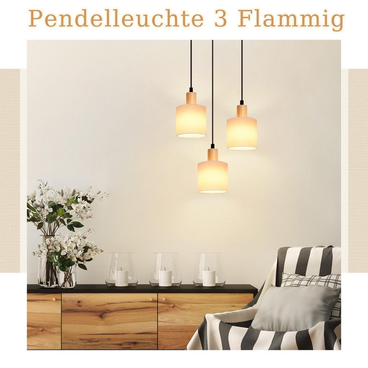 PENDELLEUCHTE Zukunft 20/20/173 cm - Weiß, Holzwerkstoff (20/20/173cm) - Nettlife