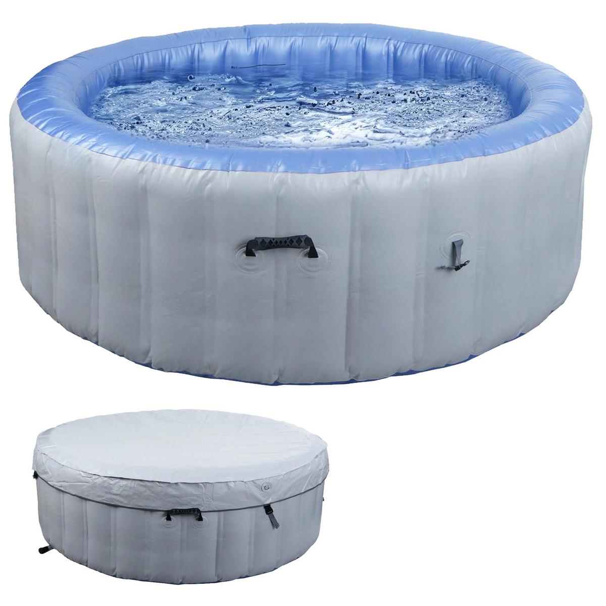 WHIRLPOOL rund Grau - Grau, Kunststoff (198/65/198cm) - MCW