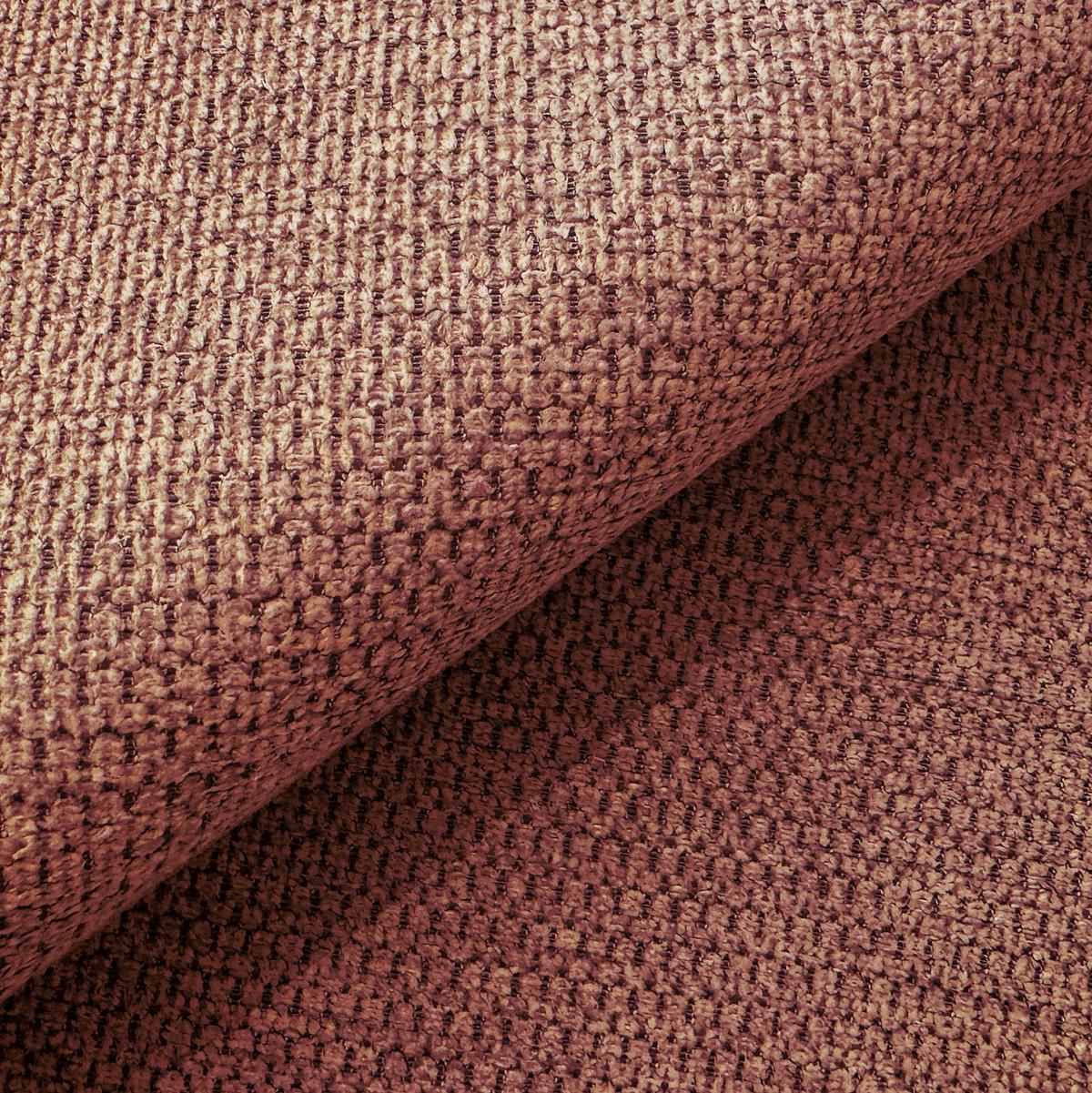 ECKSOFA Sora mit Schlaffunktion, Bettkasten und extra tiefer Komfortzone aus hochwertigem Terrakotta Strukturstoff - Terracotta/Schwarz, Holz/Kunststoff (140/200cm) - S-Style