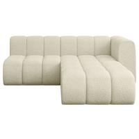 ECKSOFA modulares Sofa Darnel-L1 - 205x177x70 cm Beige - Beige, Holzwerkstoff/Textil (205/177cm) - ALTDECOR