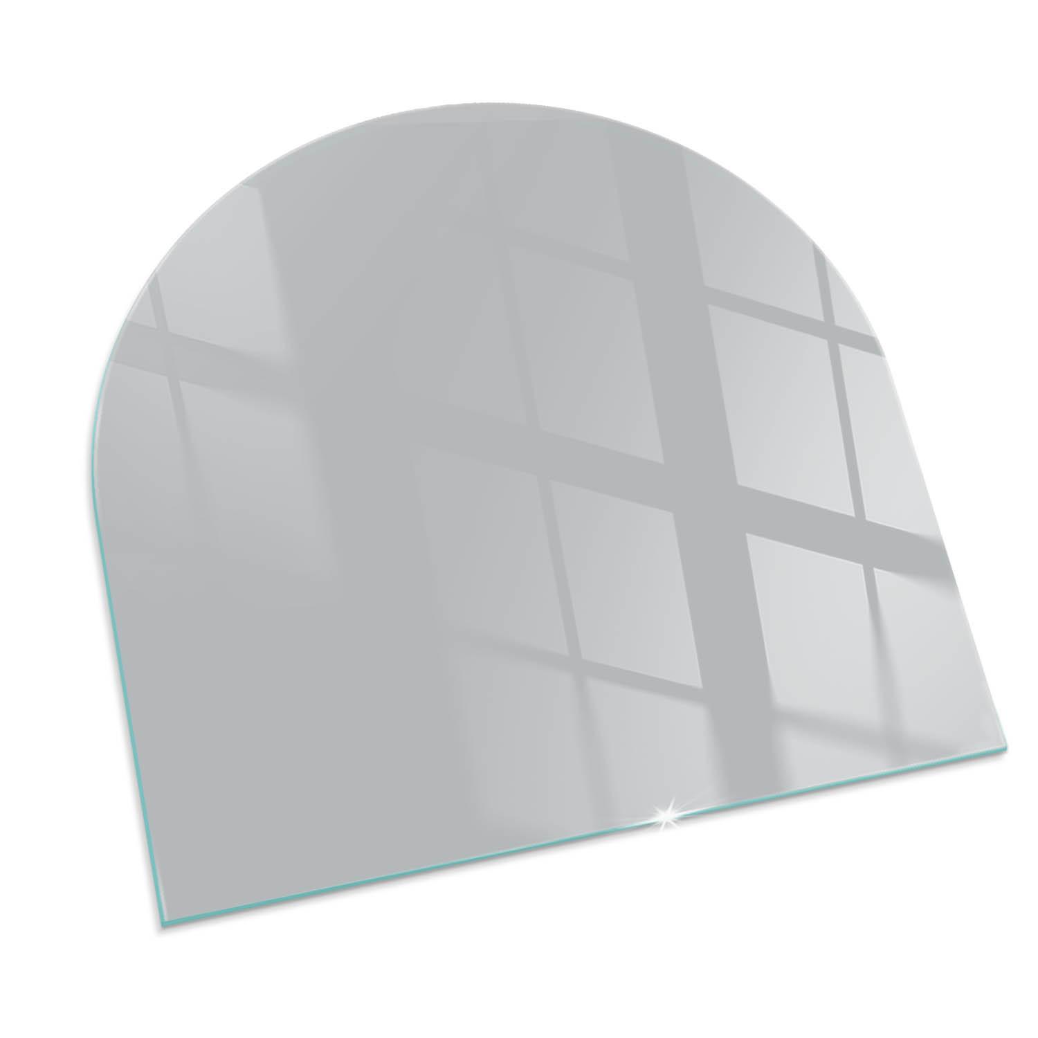 GLASPLATTE für Kamin 100x100 cm - Grau, Glas (100/100/0.4cm) - TULUP