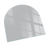 GLASPLATTE für Kamin 100x100 cm - Grau, Glas (100/100/0.4cm) - TULUP