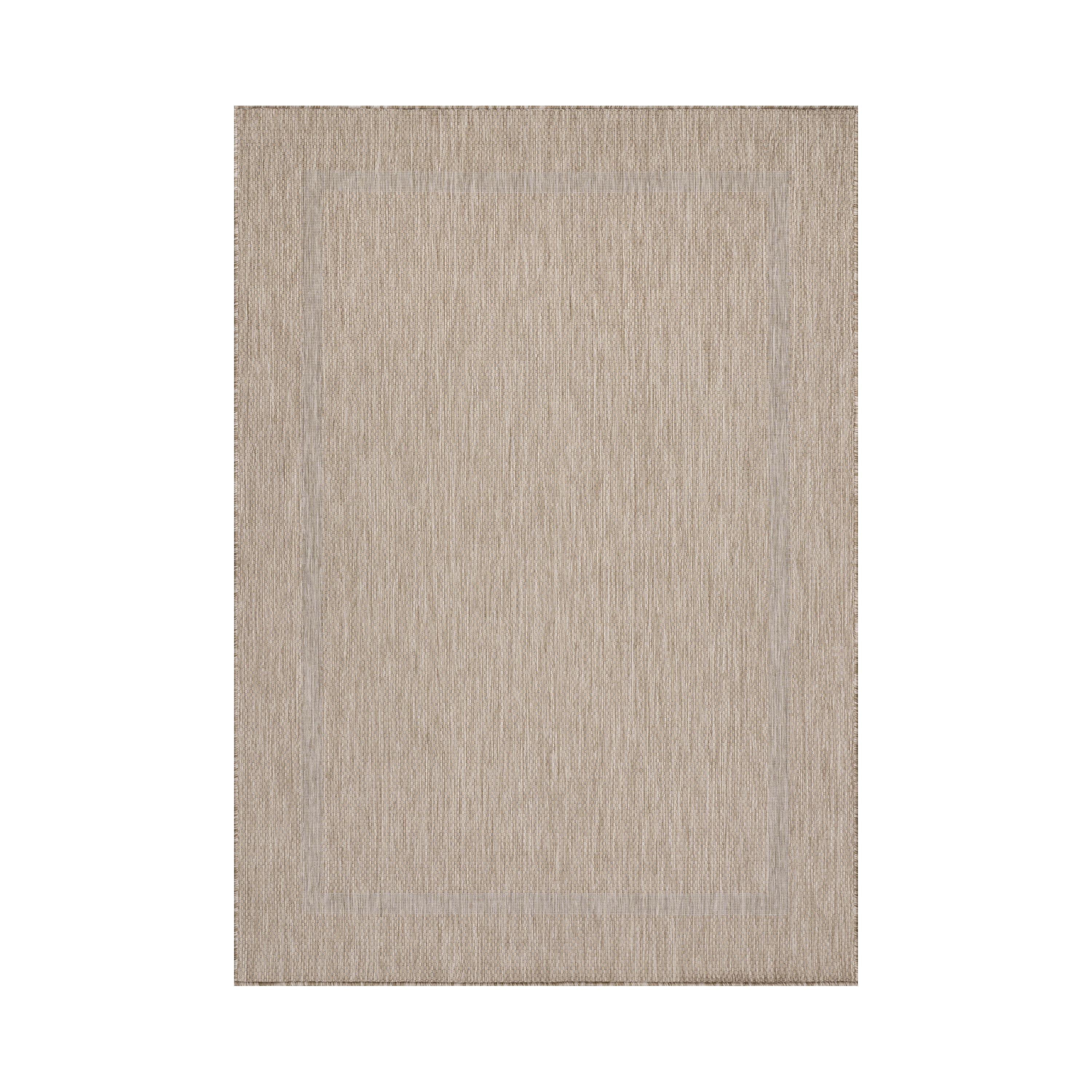 TEPPICH Outdoor ALSTER in Beige, einfarbig, 120 x 170 cm - Beige, Textil (120/170cm) - KADIMA DESIGN