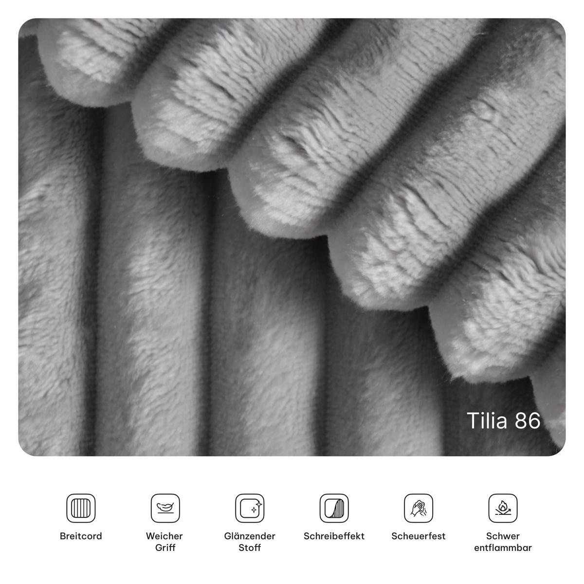 ECKSOFA ANKO modulares Boneless Sofa mit Schlaffunktion Hellgrau Kordstoff - Grau, Textil (270/160cm) - MASSENO