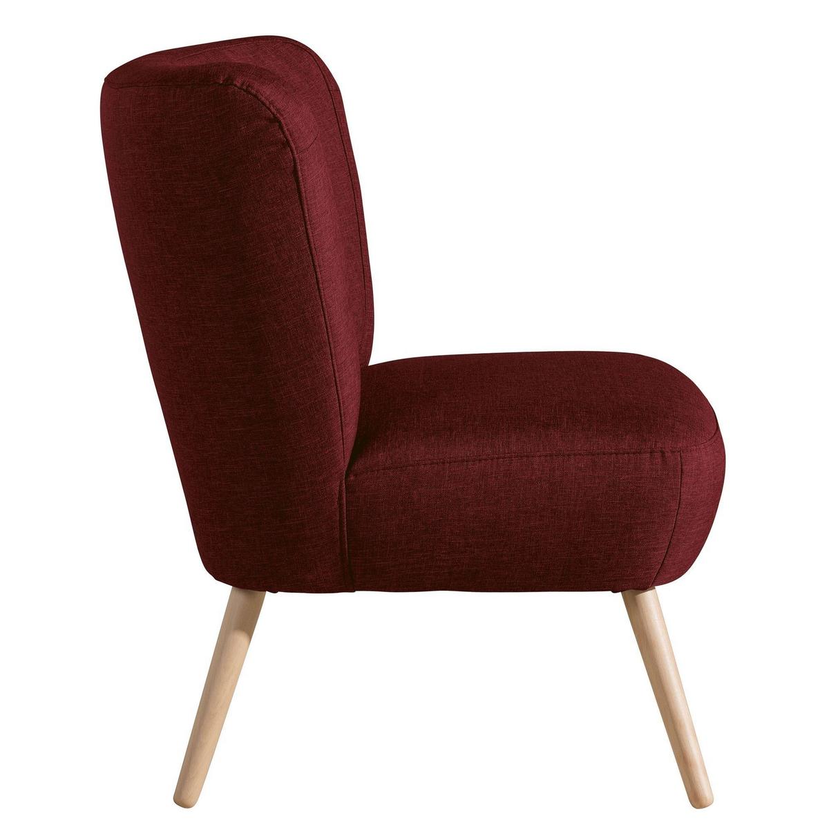 SESSEL Kassi Bezug Flachgewebe Buche natur / rot - Rot, Kunststoff (69/80/68cm) - 58aufmkessel