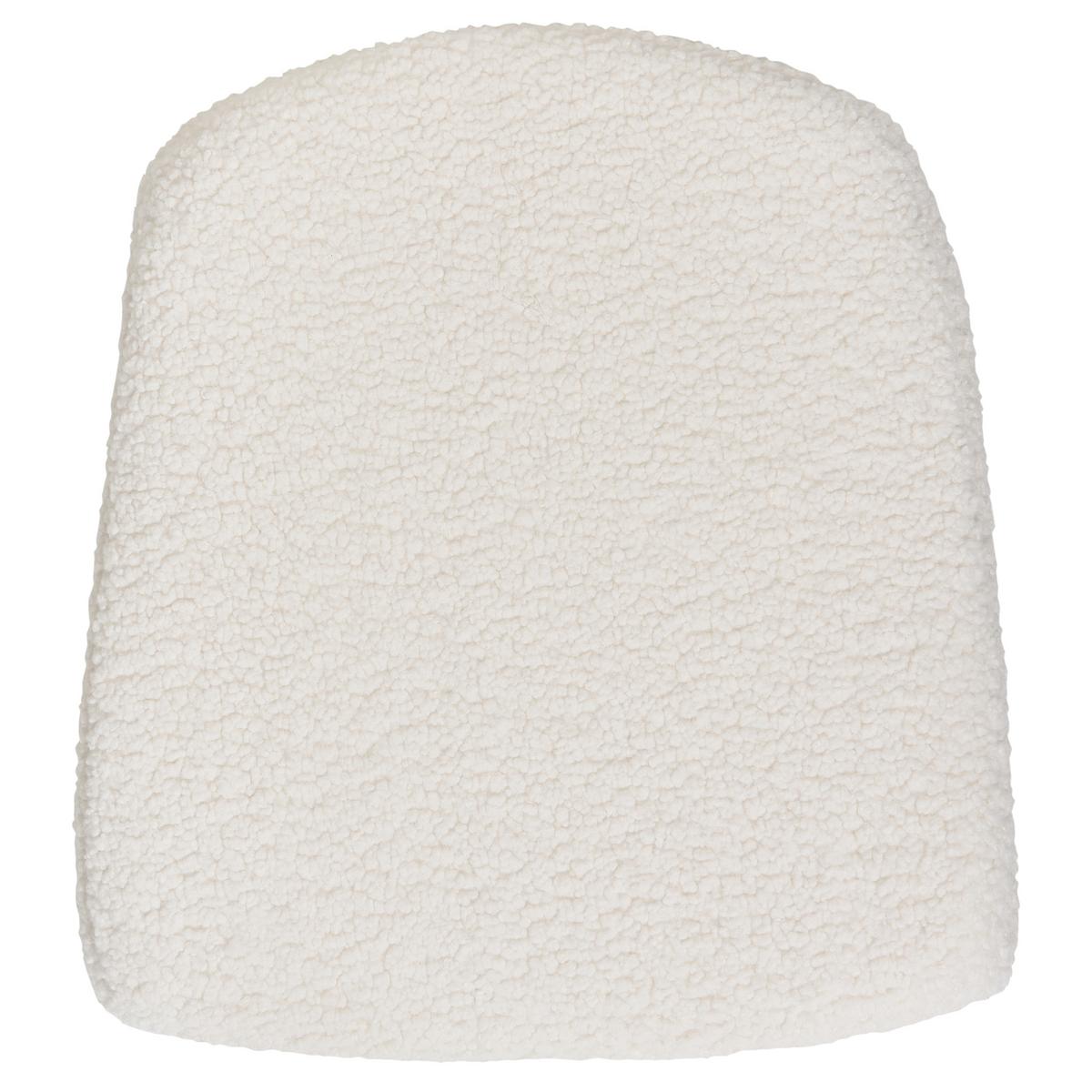 SCHAUKELSESSEL Cremeweiß Gulsele - Goldfarben/Weiß, Textil (70/105/95cm) - Beliani