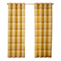 ÖSENVORHANG Morocco blickdicht 2er-Set, 167/228 cm - Gelb, Textil (167/228cm) - Homescapes
