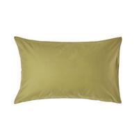 KISSENBEZUG Premium, Ägyptische Baumwolle, Fadendichte 1000 - Olivgrün, Textil (48/74cm) - Homescapes