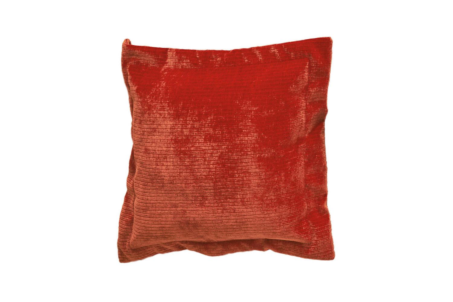FLATTERKISSEN MEDIUM SEPHI Rot Cord - Rot, Textil (75/75cm) - KAWOLA