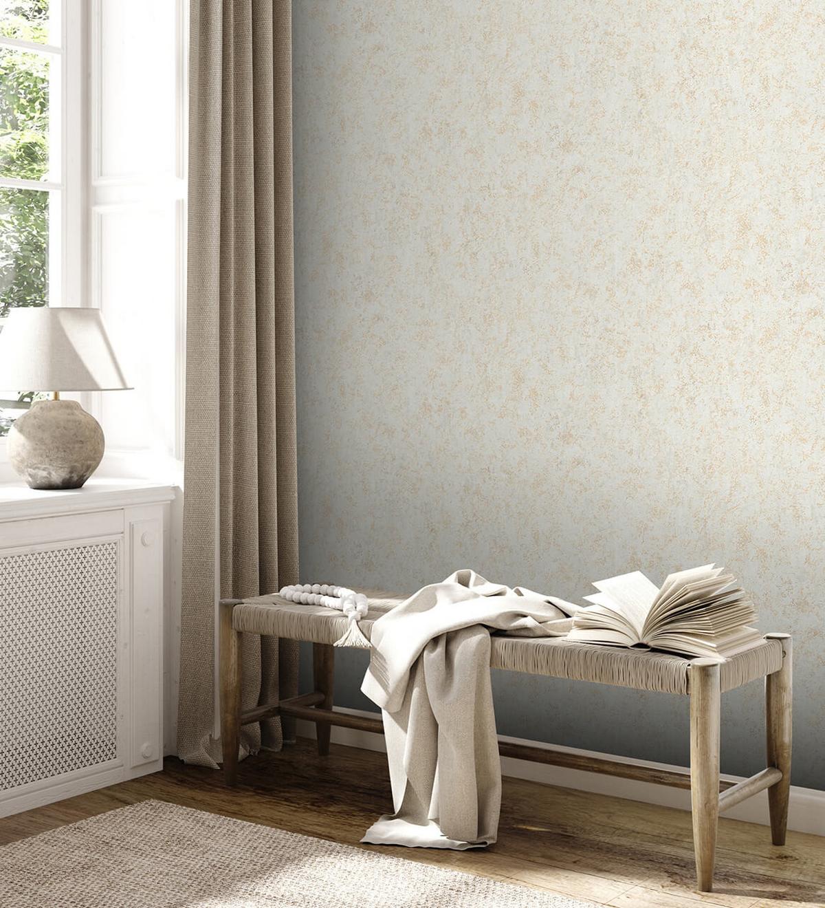 VLIESTAPETE Gold 53/1005 cm - Goldfarben, Kunststoff/Textil (53/1cm) - KUNSTLOFT