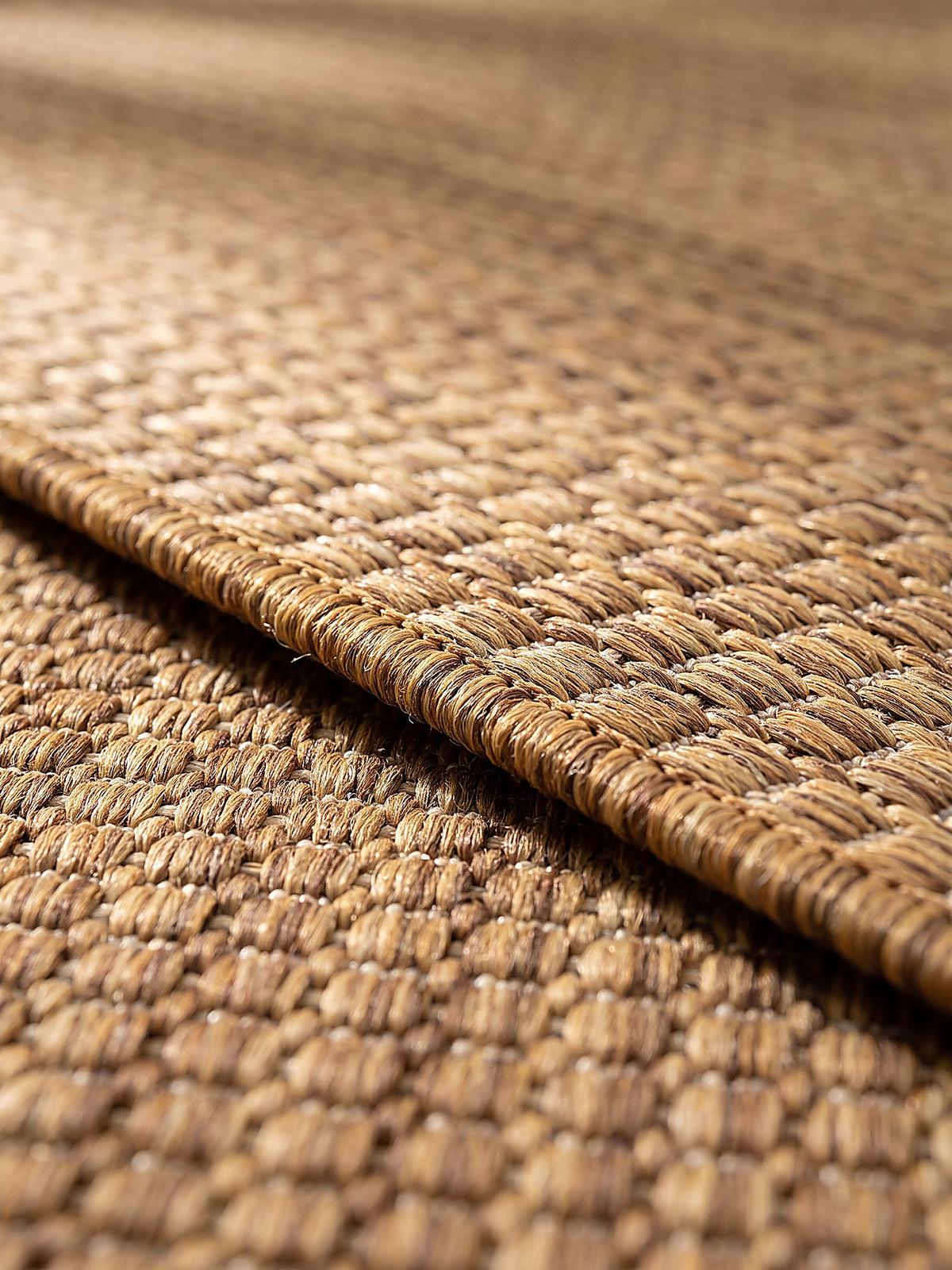 LÄUFER Outdoor, Fußbodenheizung-geeignet, VIGOLENO in Ockerbraun, 80 x 150 cm - Braun, Textil (80/150cm) - KADIMA DESIGN