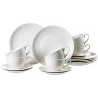 KAFFEESERVICE Levi Weiss weiß 18-tlg. - Weiß, Keramik (13/23/42cm) - Ritzenhoff Breker