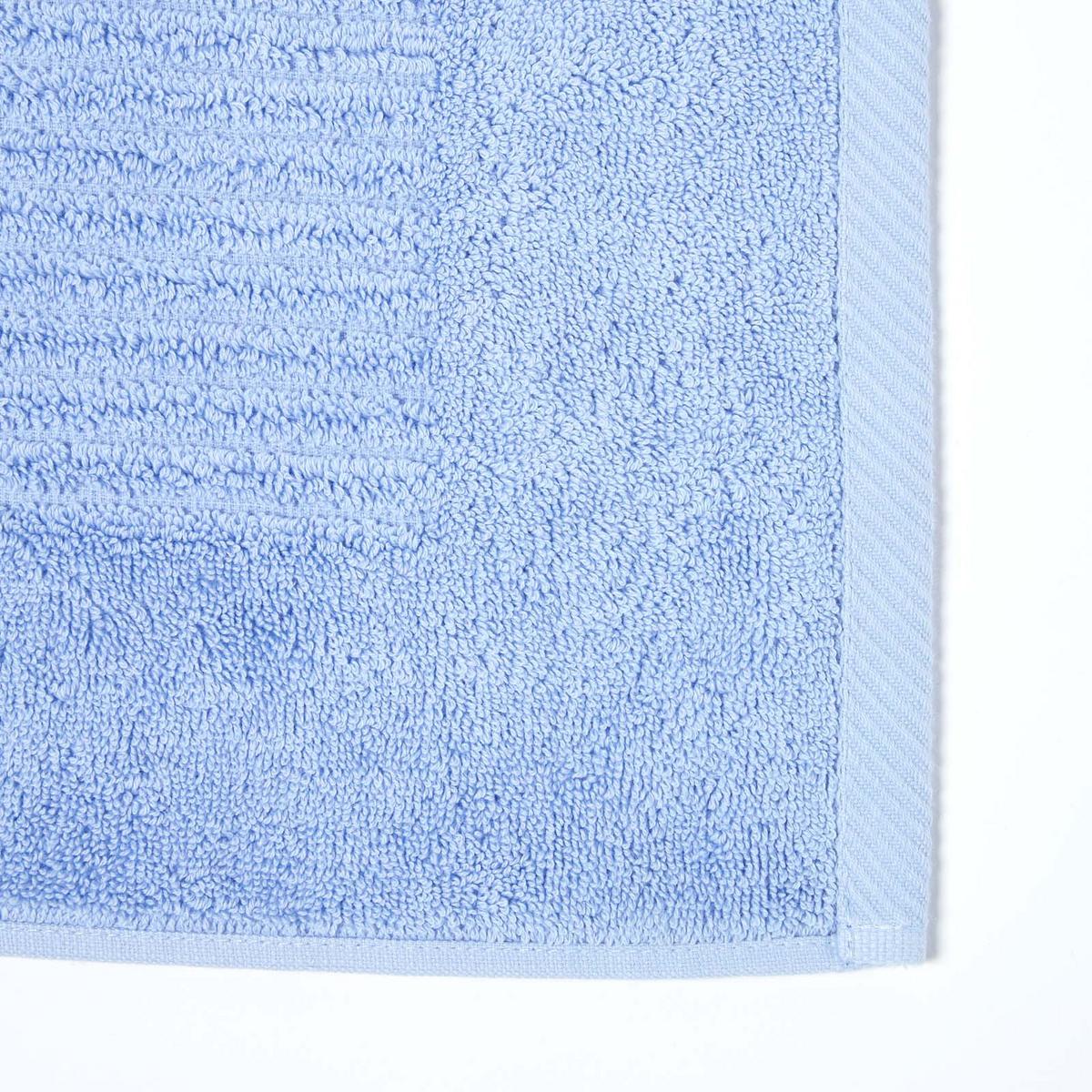 BADEMATTE Imperial 50/80 cm, Baumwolle - Hellblau, Textil (50/80cm) - Homescapes