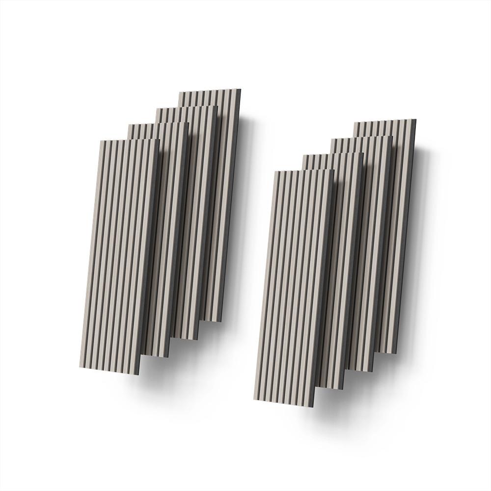 WANDPANEELE Grivola Eiche 8 Stück - Eichefarben, Holzwerkstoff (120/40/1.8cm) - Livinity®