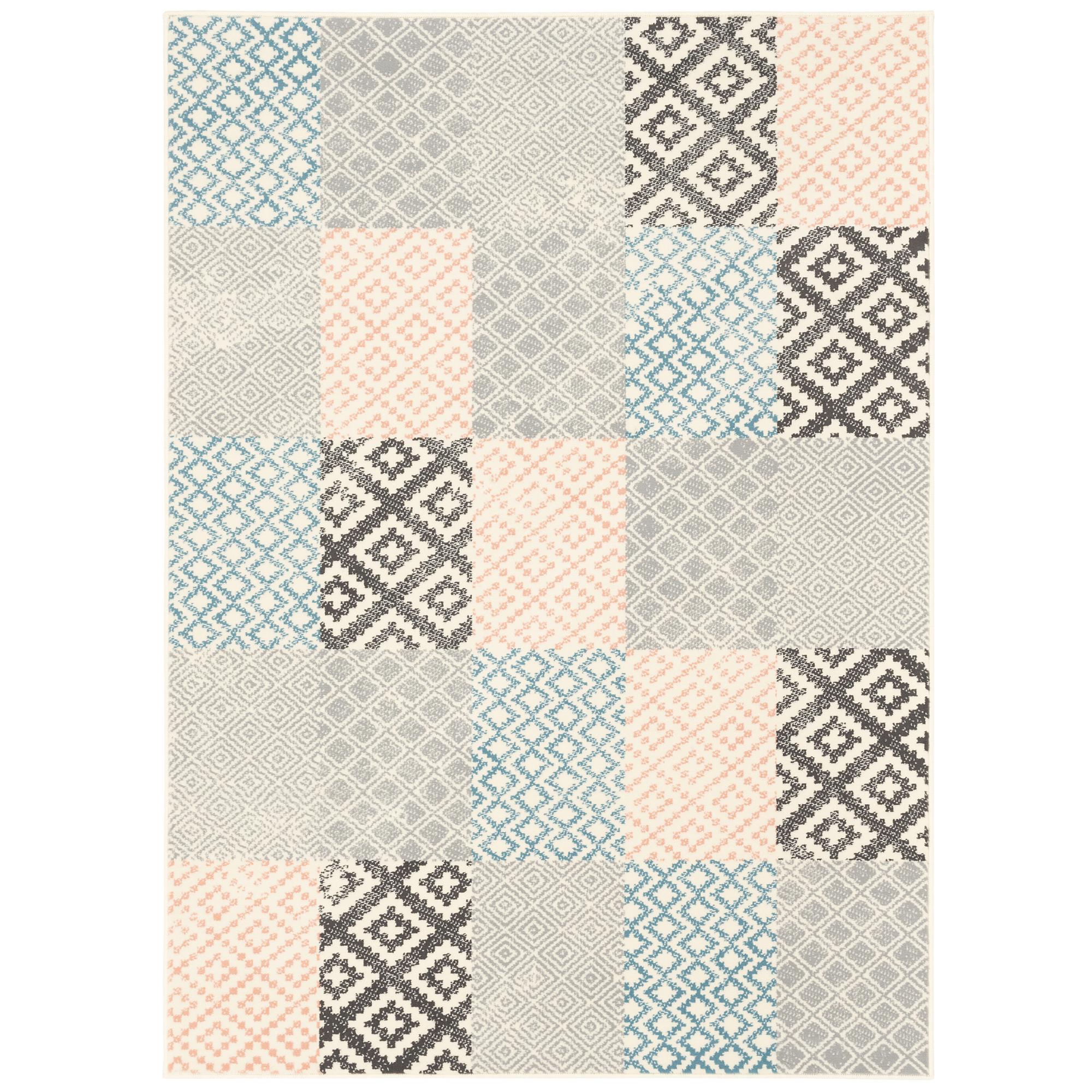 DESIGNER TEPPICH PASSION PASTELL PATCHWORK - Beige, Textil (185/270cm) - Pergamon