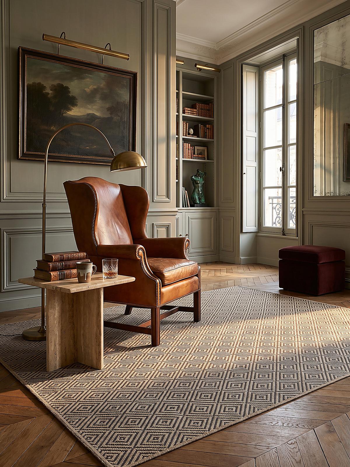 FLACHWEBTEPPICH Karo CORDEV Polypropylen Natur 120 x 170 cm - Beige, Textil (120/170cm) - KADIMA DESIGN