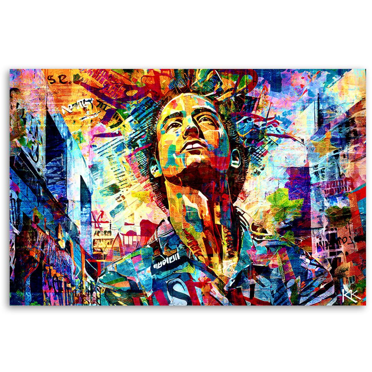 KUNSTDRUCK Lila 90/60 cm - Lila, Textil (90/60cm) - KUNSTLOFT