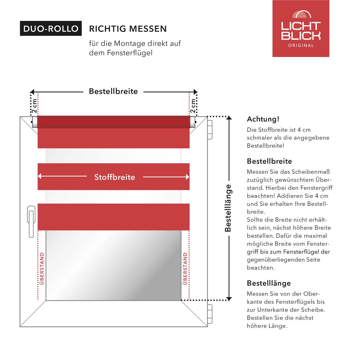 DUO ROLLO KLEMMFIX, OHNE BOHREN - Gelb, Kunststoff (55/150cm) - Lichtblick Original