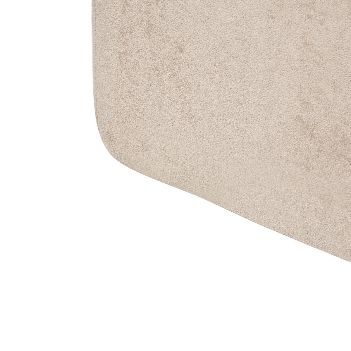 BETT mit Lattenrost 160/200 cm Stoff Taupe Orville - Taupe, Textil (160/200cm) - Beliani