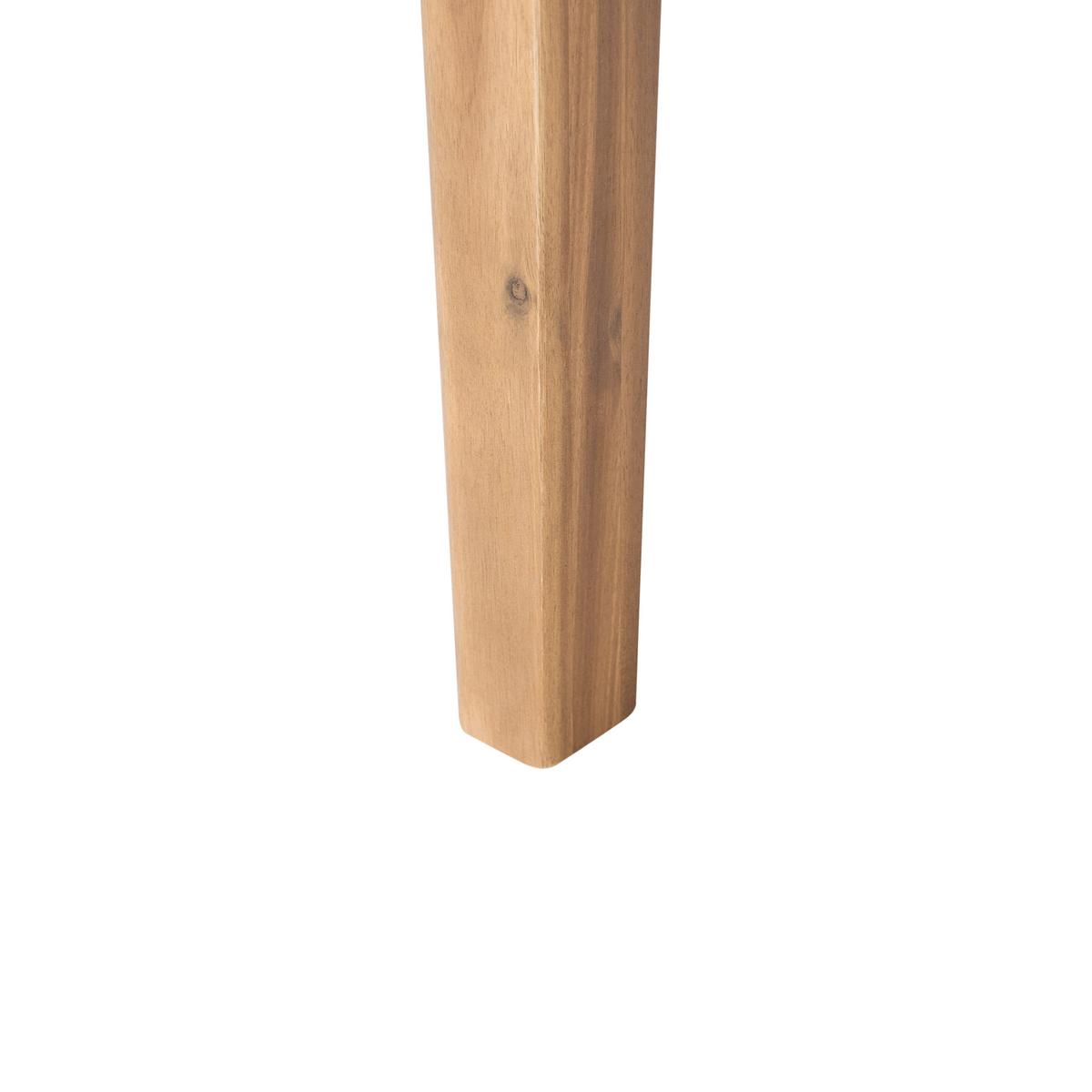 GARTENTISCH 90/180 cm zertifiziertes Akazienholz Hellbraun Chioggia - Hellbraun, Holz (90/180/75cm) - Beliani