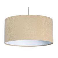 HÄNGELEUCHTE Weiß 40/20 cm - Beige/Weiß, Kunststoff (40/0.6/20cm) - ONZENO